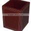 Classy Exclusive Multi Purpose Cube Pu Leather Table Pen Holder