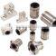 Hot sale factory price adjustment type carpentry machines grease linear bearing with flanges