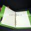 top quality pu fashion 6 rings binder b5 notebook