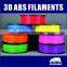 3D Printer filament 1.75mm & 3mm 28 colors PLA / ABS / HIPS etc