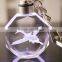 Wholsale Engraving Logo Led Crystal Keychain