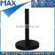 retractable belt barrieriron powder coated black crowd control equipment queue rope barrier