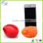 Promotion egg shape mobile phone silicone speaker