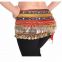 2016 High Quality Cheap Belly Dance Coin Scarf for Women Belly Dancing Costume Hip Belt for Sale