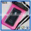 High quality convenient waterproof cosmetic bag/waterproof plastic bag for cell phone/fashion waterproof zip lock bag for phone