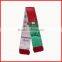 130*14cm double layeres scarf,satin scarf,football scarf