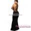 indian school girl sexy photo Burgundy Strapless Padded Ponte Gown