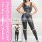 Wholesale Cheap Black Sheer Mesh Detail Sexy Skinny Women Leggings