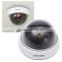 White Dummy Surveillance CCTV Security Dome Camera with Flashing Red LED Light                        
                                                Quality Choice