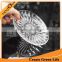 Fruit Use Household Glass Plate Round Shape Cheap Price