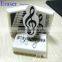 Custom promotion music note hall erasers, office use eraser.