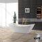 Spa/Sauna room bathtub white color floor standing bathtub for shower
