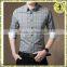Plaid Shirts Wholesale China/Extra Tall Fitted Mature Men's Plaid Shirts