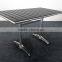 Outdoor Cast Aluminum Plastic-wood Long Table