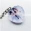 Valentines Gift New Design Promotional Lover Wedding Souvenirs Photo Printing Crystal Heart Keychain