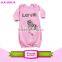 Hot sale baby evening gown Valentine day clothes baby romper gown rose heart pattern plain jumper maxi soft infant girl gown set