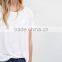 Most popular ladies new design t shirt with easy pocket custom t shirt