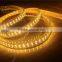 High lighting waterproof double row 2835 AC warm white flexible smd led strip