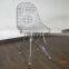 Promotion Cafe Chair Simple Design Metal Wire Chair for Sale