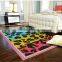 Printed design latex back tiger carpet