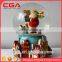Christmas crafts crystal glass ball hotcake popular design wholesele 2016 water ball