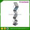 Iron Foldable Floor Standing Zig Zag Display Stand A4 Brochure Racks