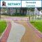 colorful permeable concrete for stadium/square/cycle track/bikeway