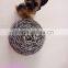 Kitchen dish washing silver color galvanized metal mesh scourers for sale