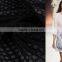 black white dot organza Silk Embroidery Fabric