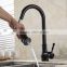 Professional mould design black kitchen faucet/dragon faucet