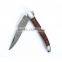 217MM sharp knife wood handle folding pocket knife