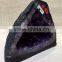 Natural Rock Triangular Amethyst Geode Crystal Ornaments