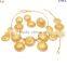 CJ1150-(9-14) colorful beads gold plating fashion design jewelry sets for wedding/evening party africa Nigeria jewelry