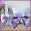 2015 Fashion style newest wedding ring pillow with purple bowknot