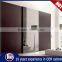 Factory direct plywood 3 door wood bedroom wardrobe design