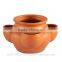 4 Hole Herb terracotta wholesale, cheap ceramic flower pots