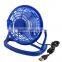 Colorful Plastic Mini USB tabletop fan cooler with CE & RoHs Cetification