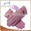 Girl's Winter Cute Butterfly Decorated Pink Gloves