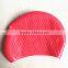 Top level stylish flexible silicone swimming caps