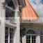 Private villa external wall decoration roman style half stone pillar design