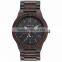 2015 Man Wooden Watch Ebony case even strap / Japan calendar movement