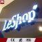 Waterproof outdoor 3d alphabet letters epoxy resin led sign board