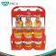 Plastic display rack for beer bottle
