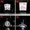 Rotating & triangle acrylic table menu stand for restaurant, acrylic menu display wholesale