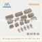 HE-016-F, Industrial Copper Alloy Material Industrial 16 Pins Current16A Welding Cable Connector, Female Screw Terminal