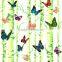 2016 beautiful butterfly design wallpaper for home decoration of korea style