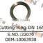 Schwing concrete pump spare parts CUTTING RING DN165 OEM 10063938 for Putzmeister sany