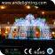 3D square large outdoor christmas decoration holiday lighting