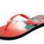 summer fashion beach flat print rubber sandalias China