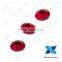 Wuzhou hot sale synthetic oval shape corundum ruby gemstone
